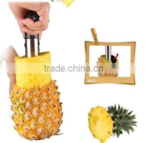 New Factory Stainless Steel Pineapple Slicer, Peeler & Corer