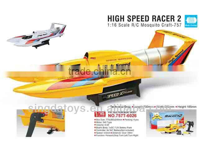 757-6019 NEW 1:25 Electric High Speed Racing RC Boat