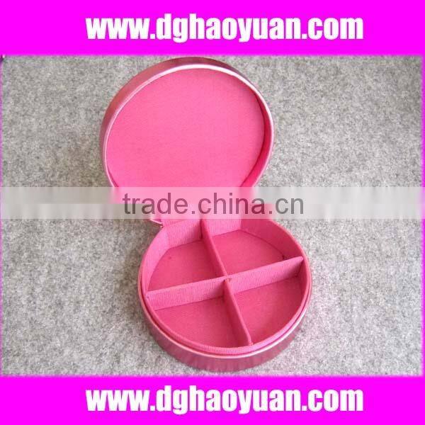 Round Jewelry case,jewelry boxes for promotion