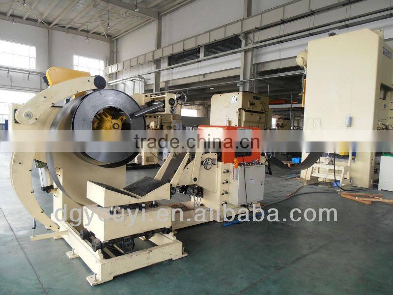 3-IN-1 NC servo sheet metal feeding straightening and uncoiling machine made in China