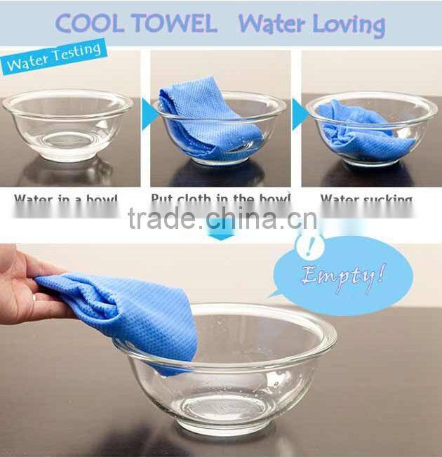 Fully paws printed pva pet cooling/drying towel