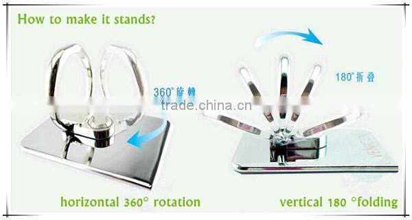 mobile phone accessory metal&sticky ring display holder