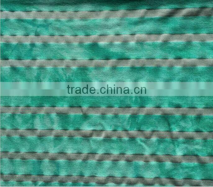 2016 newest polyester rayon yarn dyed striped knit jersey fabric,slub and printed single side fabric from Chinese manufacturer