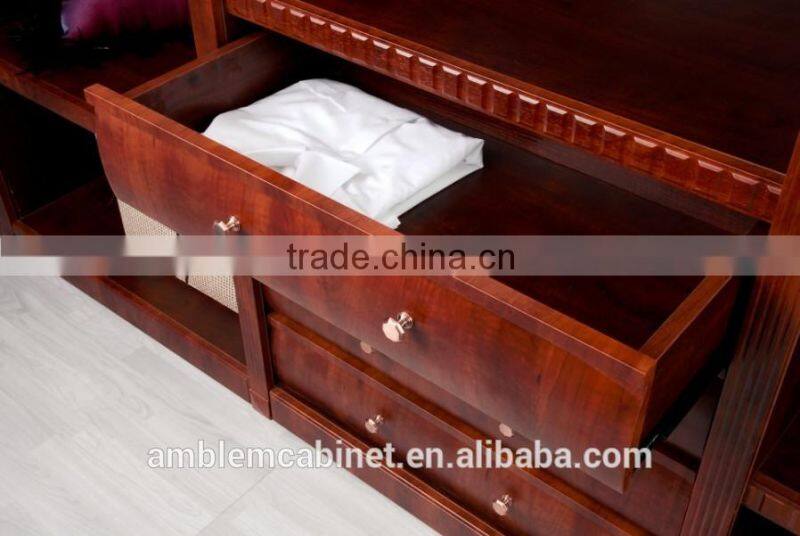 2014 wood grain PVC wardrobe