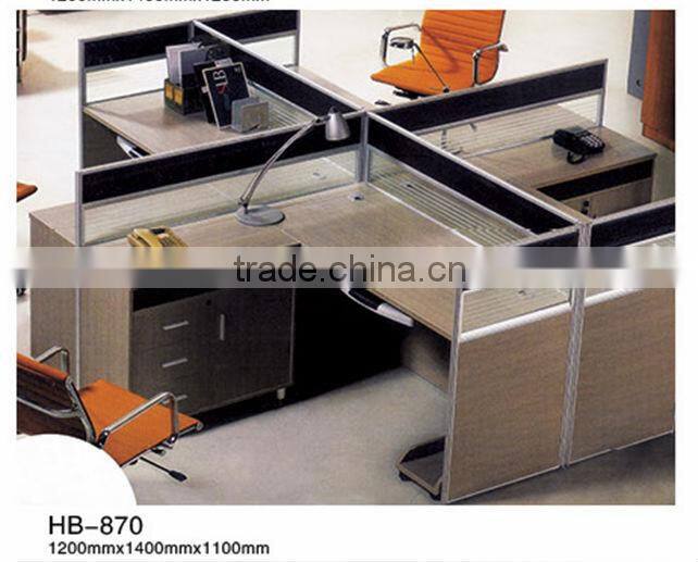 High grade melamine type four people dental workstation