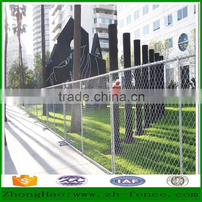 Factory direct sale hot dipped galvanized PVC coated and powder coated temporary fence