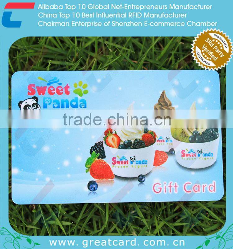 High quality clear frosted plastic business cards, Transparent PVC business card