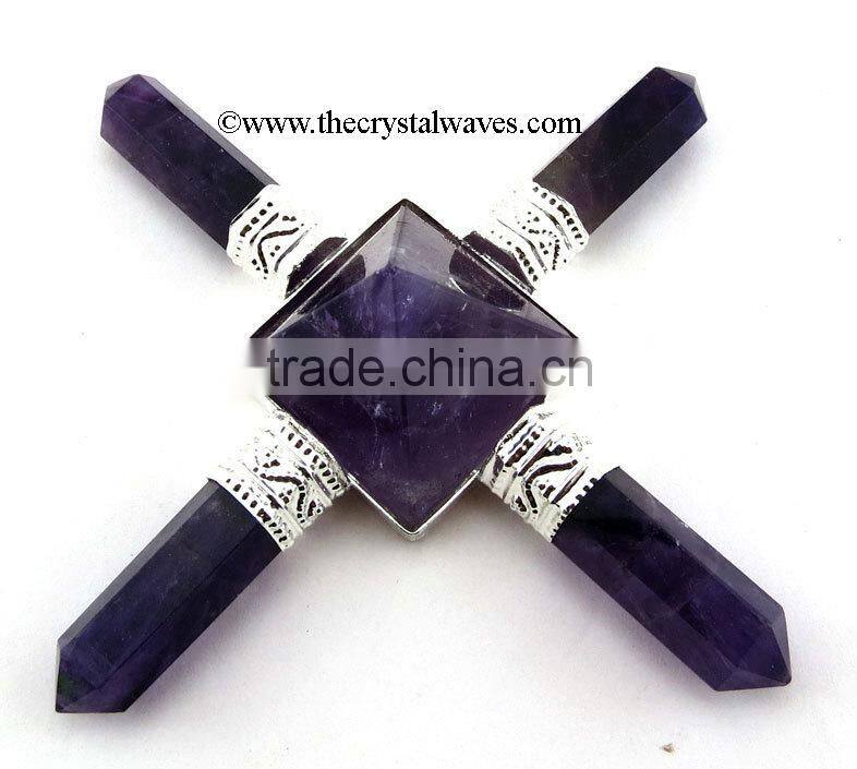 Crystal Quartz Conical Pyramid Crystal Pencil Energy Generator