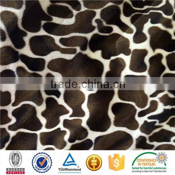 keep warm fabric dog paw design pattern print fabric