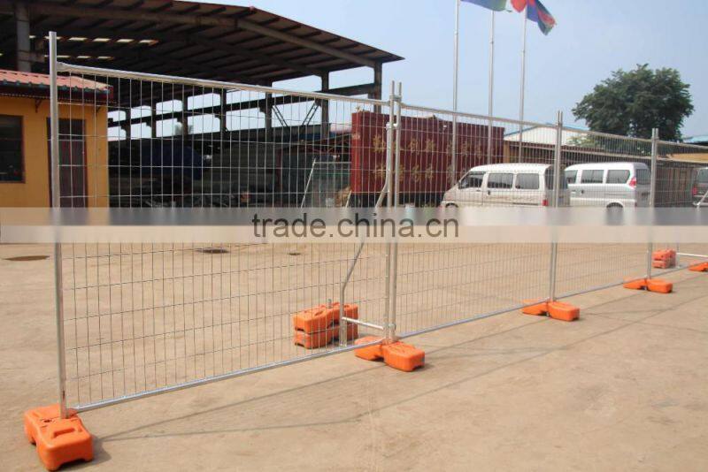 Wholesale cheap price Australia standard temporary security fencing with concrete feet
