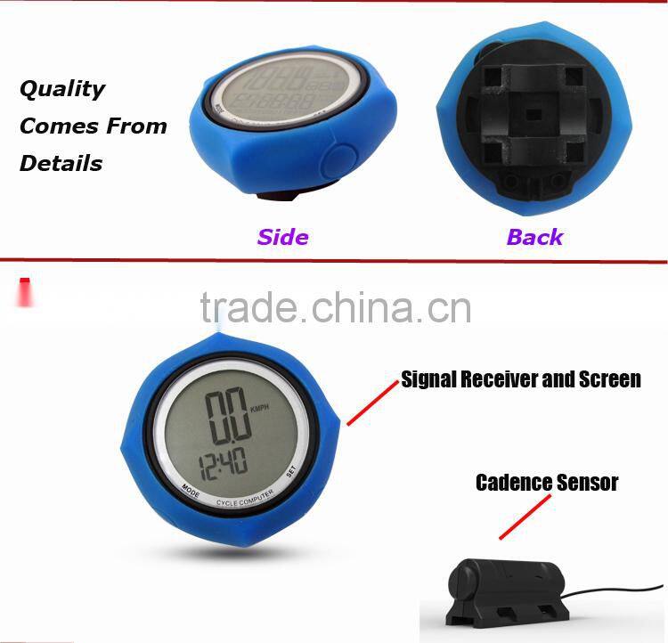 Good Price Wired Electric Waterproof Bicycle Computer with Durable Backlight