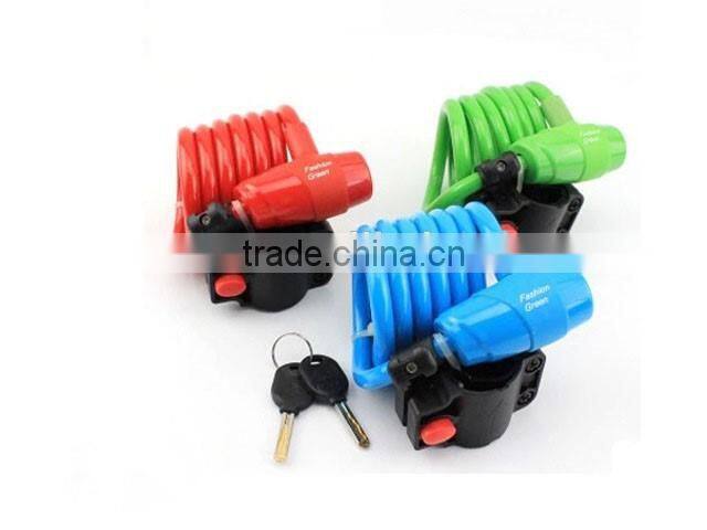 Top Security cable lock color available bicycle lock wholesale price bike lock