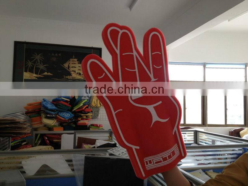 match cheering EVA foam hand and foam finger
