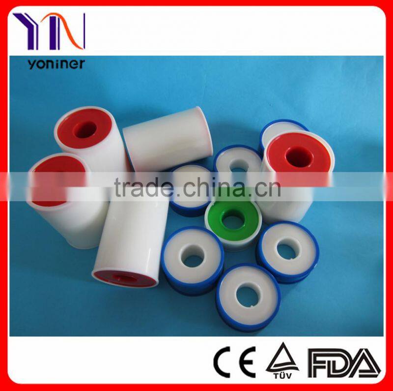 medical cotton sports tape/medical zinc oxide tape