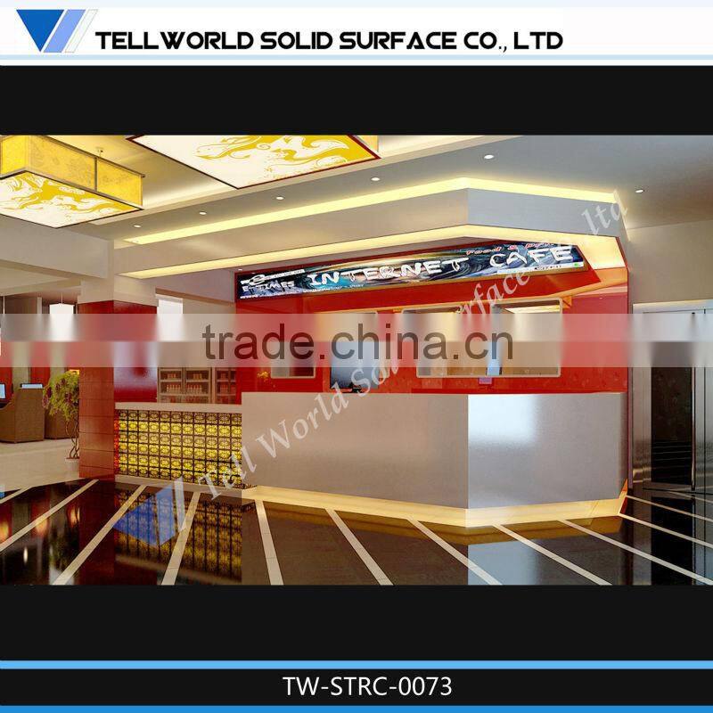 acrylic solid surface work bench top