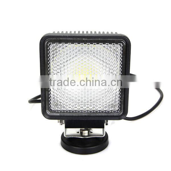 30W Offroad COB Led Work Light Square with Flood Beam in Auto Lighting System for SUV,Jeep,4x4