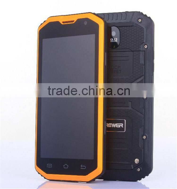 CREWER H5 Waterproof Phone 5 inch IPS Screen 512MB RAM 4GB ROM Android 4.4 3G WCDMA GSM Dual Sim Smart Phone