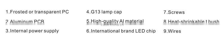 CE RoHS approval Manufacturer wholesale price 3 years warranty 1500mm 6500k 8W 16W t5 led tube