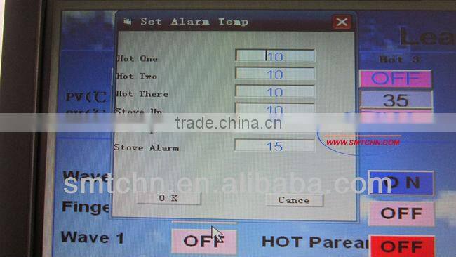 wave soldering machine/small Dual wave solder machines/two pieces of preheating wave soldering LF260