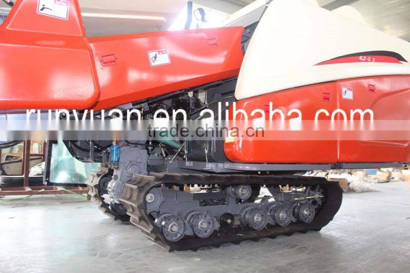 double thresher rice combine harvester 4LZ-2.3 big grain tank