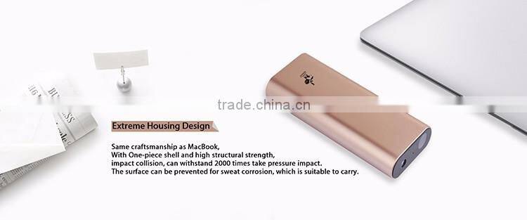 Multifunction slim size 10000mAh power bank for smart phone