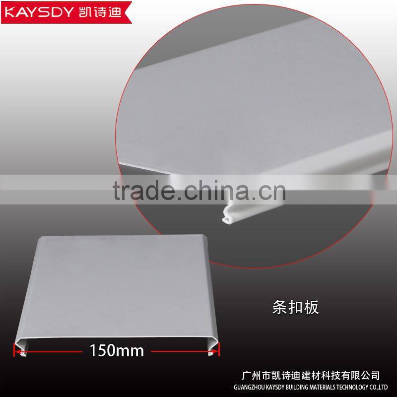 building delicate materials c type aluminum fireproof baffle ceiling