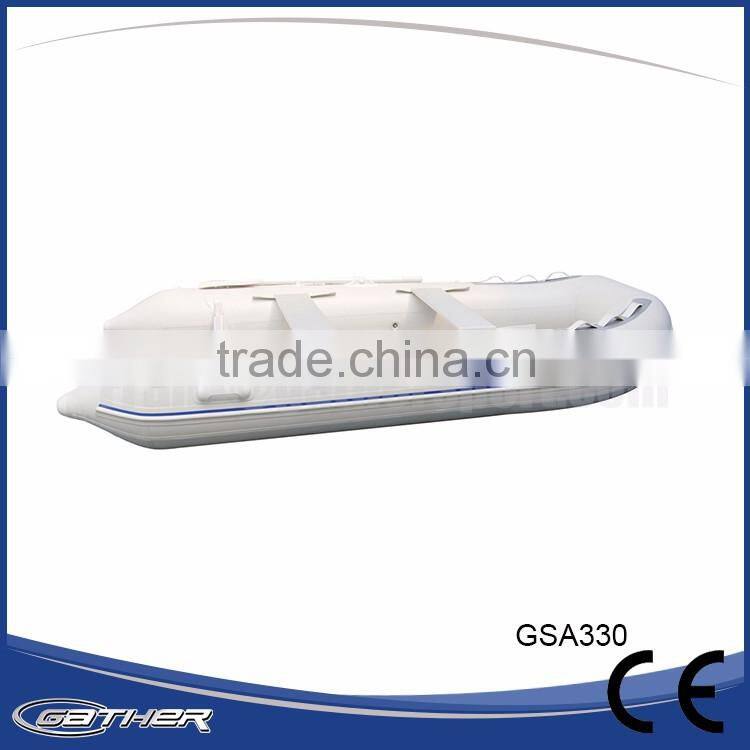 Gather Classic design cheap alumium floor inflatable boat hot sale