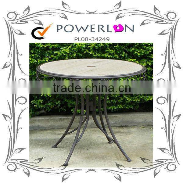 Wholesale Antique Design Metal Vintage Outdoor Table Patio Furniture For Garden Park Backyard