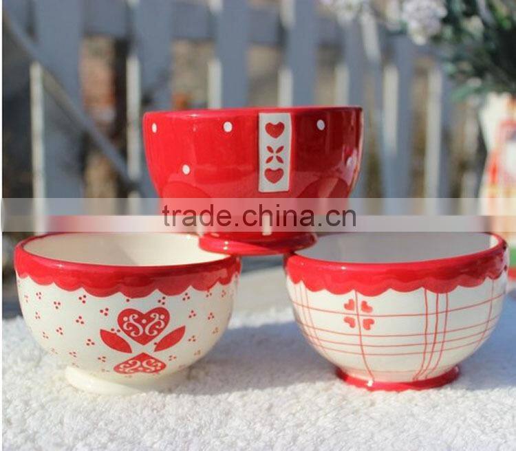 customize dolomite handpaint bowl