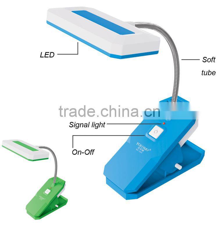 2016 new led clip rechargeable table light