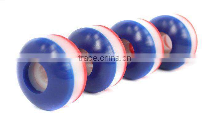 tri-color skateboard wheels