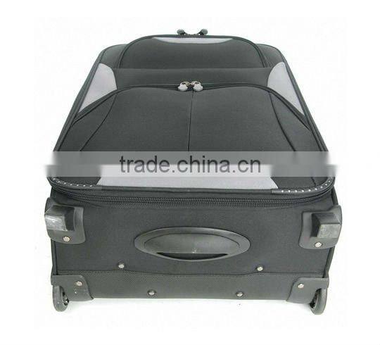 2014 china factory 2PCS eva travel trolley bag/600d polyester eva luggage trolley bag/travel trolley luggage bag