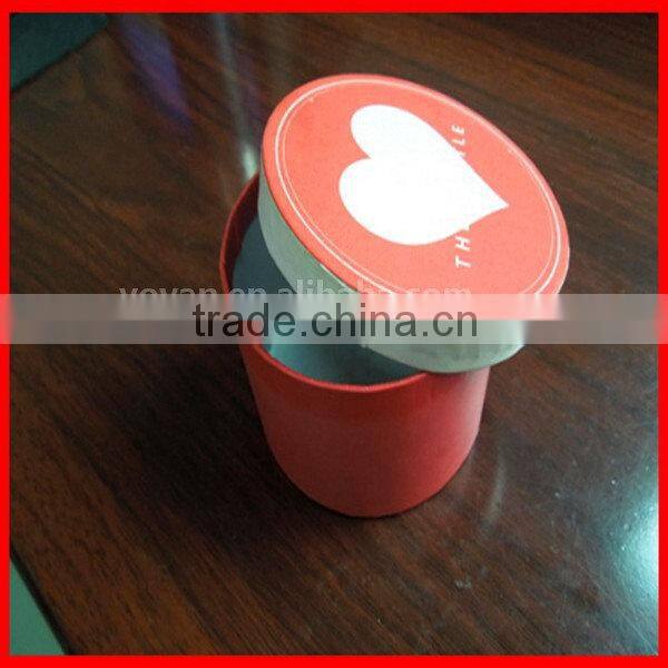 Crazy Selling New Design Luxury Round Tube Paper Candle Box