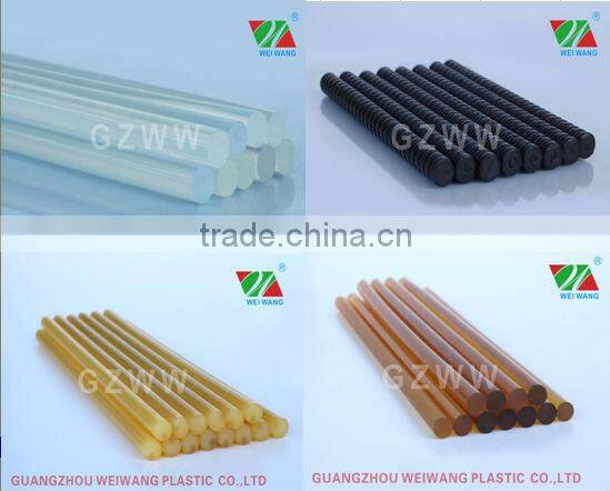 Very clear transparent silicon bars / hot melt glue stick