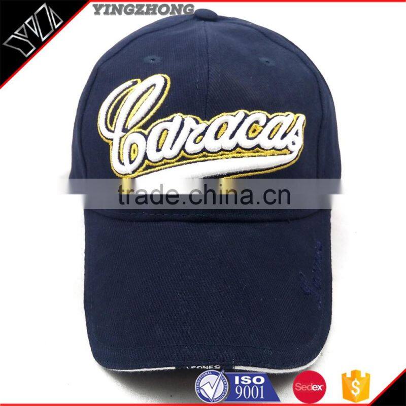 Wholesale blue baseball hats,custom 3D Embrossed logo baseball caps