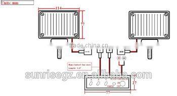 CAR LED STROBE LIGHT,DASH LIGHT (SR-LS-715), 80 PCS 5MM Super bright LEDs With 3 Extra Covers