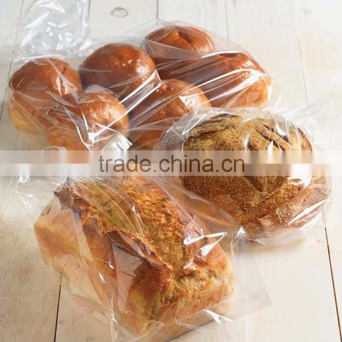 Plastic Bread Packaging Bag heat seal flat bag for food