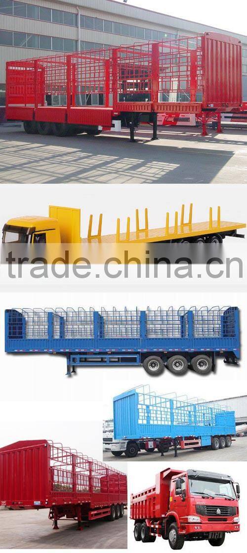 3 Axles Fence Semi Trailer