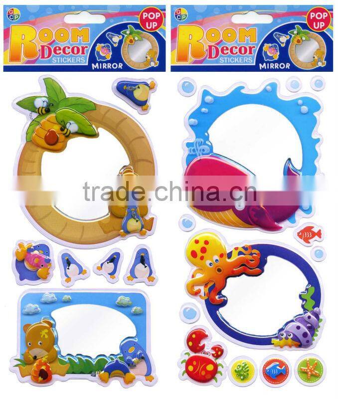 PVC reusable sticker printing