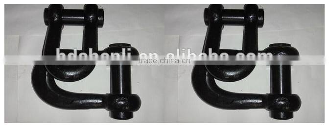 drop forged hardware alloy steel/carbon steel lifting hoist DX shape heavy duty shackle