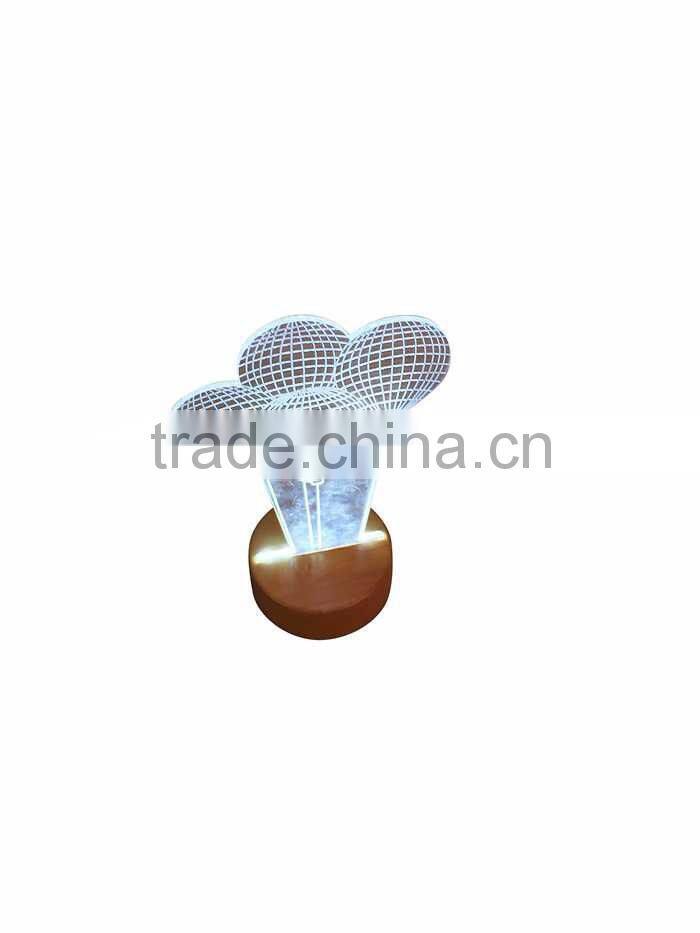 Wholesale acrylic products3 D led night light table light