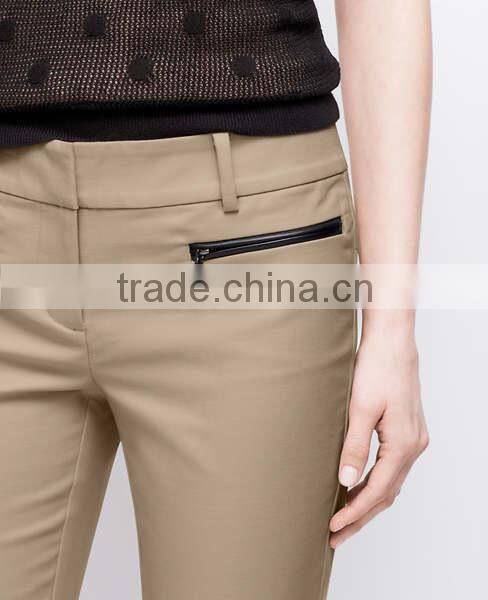 elegant comfortable luxe cotton slim ankle pant
