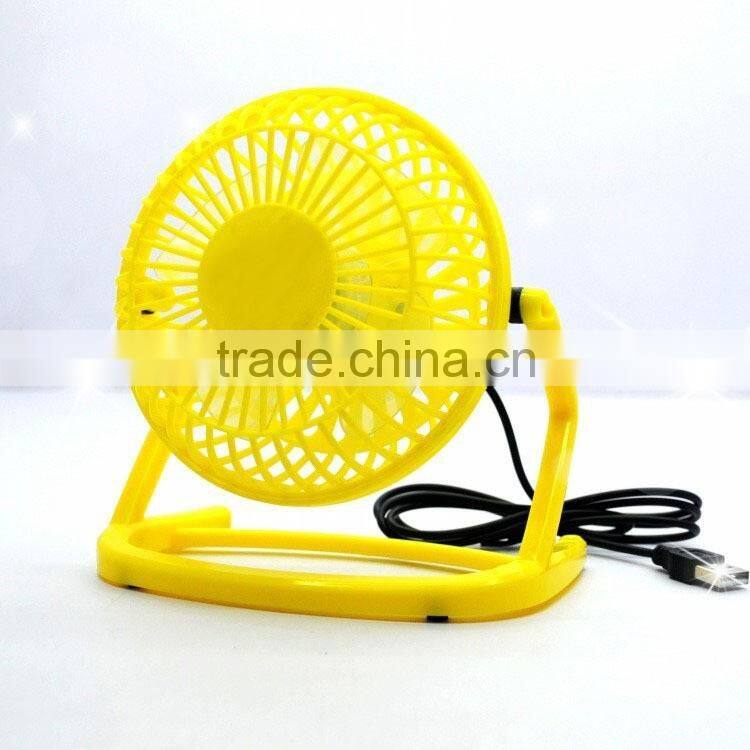 Colorful Plastic Mini USB tabletop fan cooler with CE & RoHs Cetification