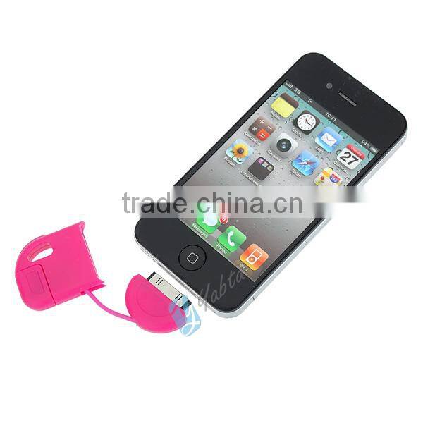 For Samsung/HTC Android 5 Pin Micro USB Keychain Cable For Phone Gadget