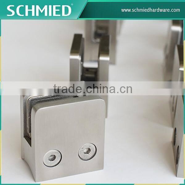 glass balustrade fittings stainless steel glass fittings square glass clamps