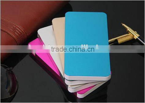 Super Slim Alloy Material Mobile Power Bank 4000mah For Smartphone Handphone