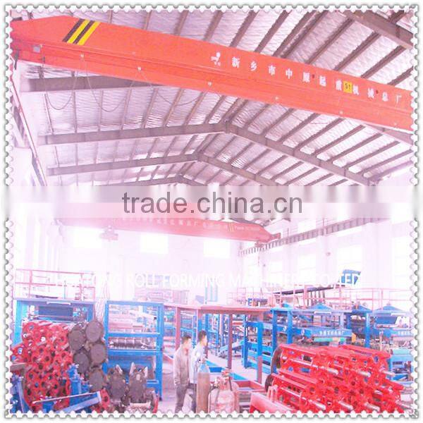 high speed guardrail roll forming machine