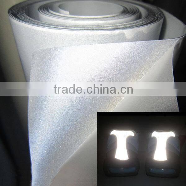 Silver Gray Reflective TPU for Sports Shoes