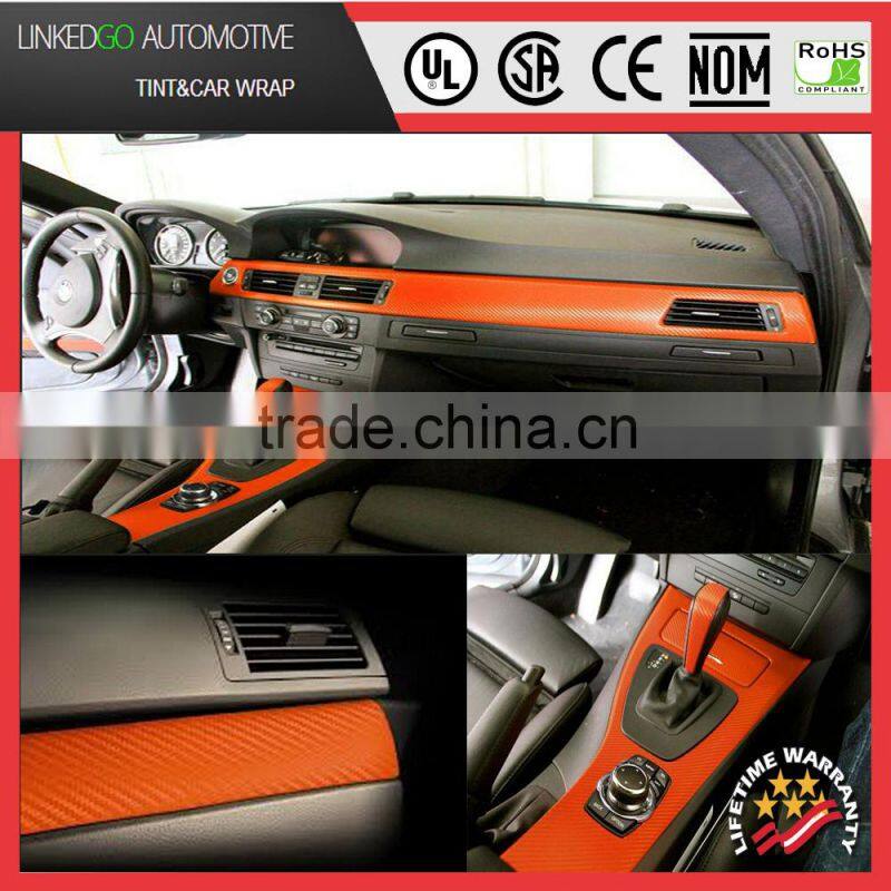 Best price car wrapping chameleon 3d carbon fiber air bubble free