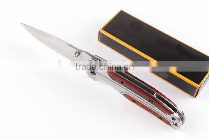 OEM pocket knife rosewood with 440C blade